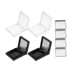 Gogogmee 1set Empty Eye Shadow Box Empty Lip Lazy Person Lipstick Makeup Palette Lip Balm Trays Empty Blush Empty Eyeshadow DIY Cosmetic Palette Makeup Blush Eye Shadow Pallet Plastic - product information 7