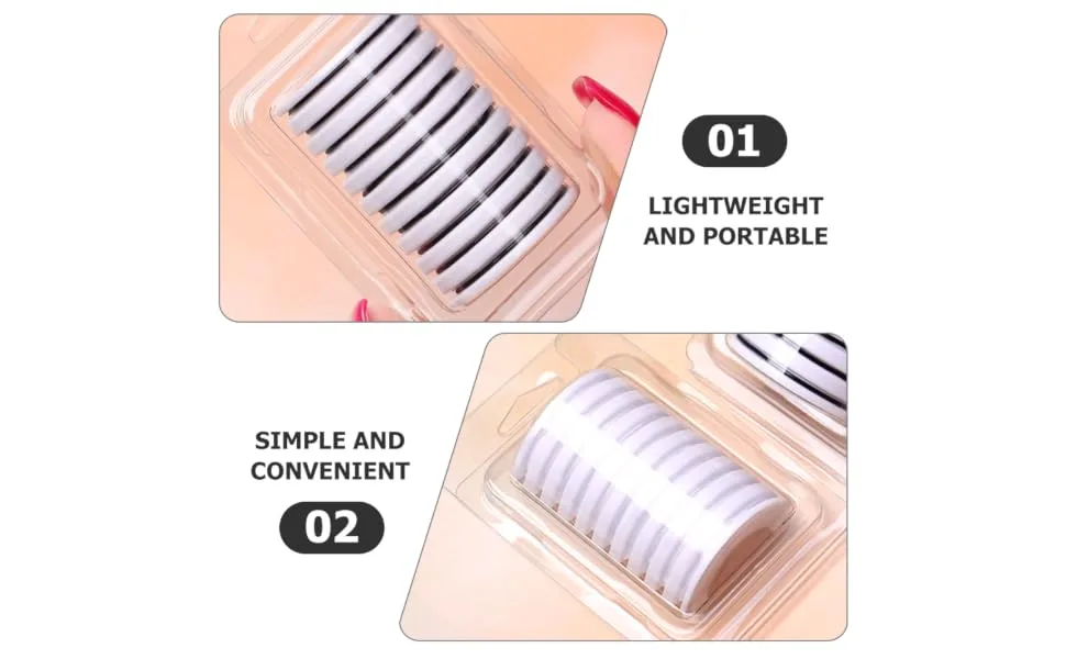 Boxes Self Adhesive Eyelash Glue Replacement Strips Lash Strips No Glue Needed Easy Application Lasting Hold Ideal for False Lashes Makeup Tools - product information 4