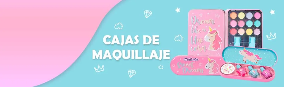 Martinelia - Children's Manicure Kit Little Unicorn Collection - makeup boxes