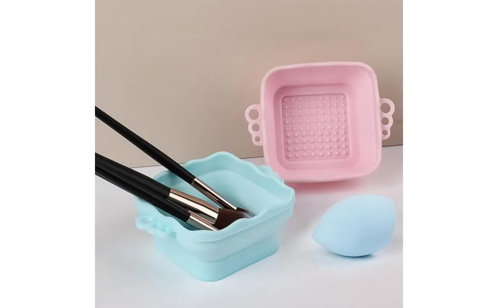IWOWHERO Brush Cleaner Mat Silicone Washing Bowl - product information 1