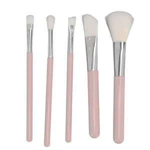 KKPLZZ Makeup Brush Set with Mirror Multifunctional Cosmetic Brushes Kit with Rotatable Foldable LED Mirror for Home Dormitory Travel - product information 6