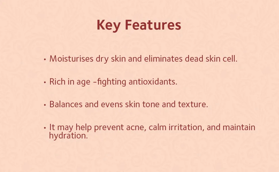 SOULTREE Face Wash (Indian Rose) - Key Features - Indian rose face wash
