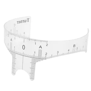 Professional Eyebrow Positioning Ruler Microblading Brow Shape Design Ruler Measure ToolB Accurate outcomes: This Caliper EyebrowMeasuring R (Nose bridge ruler type B) - 1417210029412-2
