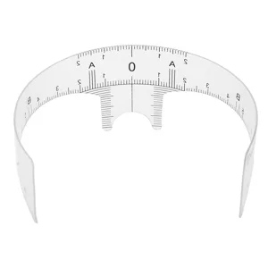 Professional Eyebrow Positioning Ruler Microblading Brow Shape Design Ruler Measure ToolB Accurate outcomes: This Caliper EyebrowMeasuring R (Nose bridge ruler type B) - 1417210029412-2