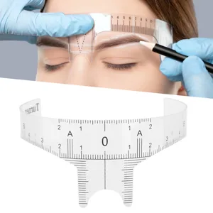 Professional Eyebrow Positioning Ruler Microblading Brow Shape Design Ruler Measure ToolB Accurate outcomes: This Caliper EyebrowMeasuring R (Nose bridge ruler type B) - 1417210029412-3
