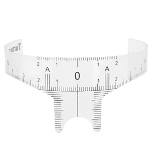 Professional Eyebrow Positioning Ruler Microblading Brow Shape Design Ruler Measure ToolB Accurate outcomes: This Caliper EyebrowMeasuring R (Nose bridge ruler type B) - product information 2