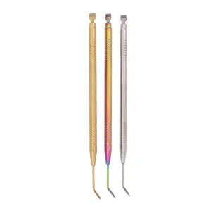 Eyelash Lift Perming Tool Lash 3 Piece Eyelash Separator Tinting Tool with Tail Comb Long Curved Needle Eyelash Duration Lift Tool - product information 2