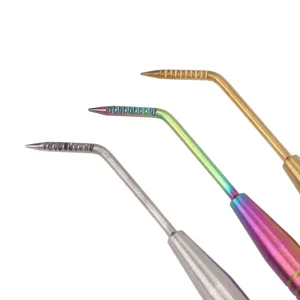 Eyelash Lift Perming Tool Lash 3 Piece Eyelash Separator Tinting Tool with Tail Comb Long Curved Needle Eyelash Duration Lift Tool - product information 6