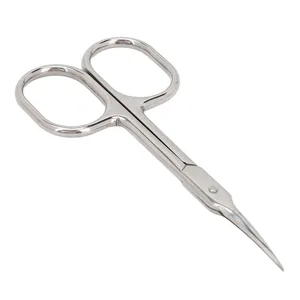 Eyebrow Scissors with Stainless Steel Curved Shape for Facial Hair and Eyelash Trimming Little Manicure Scissors - 1414230036111-2