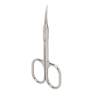 Eyebrow Scissors with Stainless Steel Curved Shape for Facial Hair and Eyelash Trimming Little Manicure Scissors - 1414230036111-2