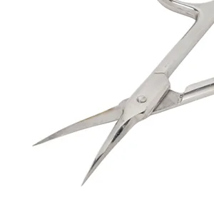 Eyebrow Scissors with Stainless Steel Curved Shape for Facial Hair and Eyelash Trimming Little Manicure Scissors - 1414230036111-3