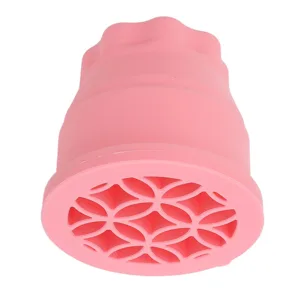 Makeup Brush Cleaner Cup Portable Drying Rack Silicone Scrubber Efficient Cleaning Compact Size for Makeup Lovers (Pink) - 1414230047511-2