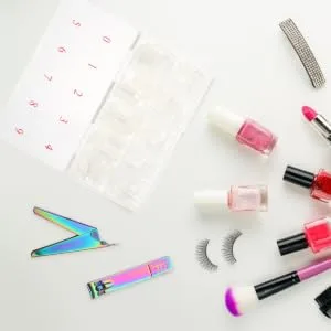 BIUDECO French Manicure Kit 1 Set Nail Set Artificial Pruning Supplies Plastic Hallow 13X7cm Assorted Color 3 - product information 1