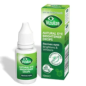 Vizulize Natural Brightening Eye Dops 10ml - vizulize natural eye brightener drops