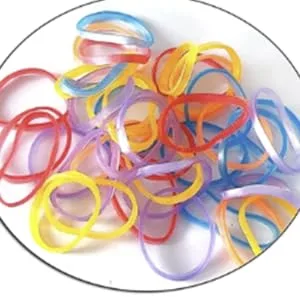 Clip-In Hair Extension Braids Dreadlocks Hair Extensions Clip In Box Braids (Burgundy Pink - 1 Braid On A Clip) - elastics