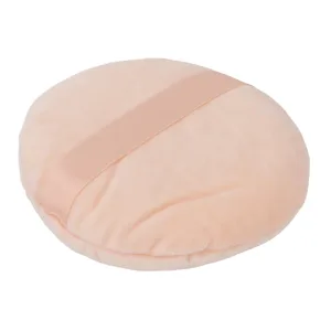Powder Puff Wet and Dry Washable Soft Swansdown Large Round Loose Powder Puff for Makeup (Skin Color) - product information 2