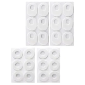 HAPINARY 4 Sheets Corn Stickers Moleskin Heel Pads Wear-Resistant Foot Corn Pad Foot Corn Pads Heel Cushion Inserts Convenient Feet Corn Patch Shoe Inserts Liners Foot Pad White Felt - product information 1