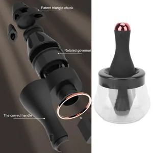 Yusat Electric Makeup Brush Cleaner Quick Dry USB Rechargeable Automatic Brush Cleaning Spinner - 1410220033111-3