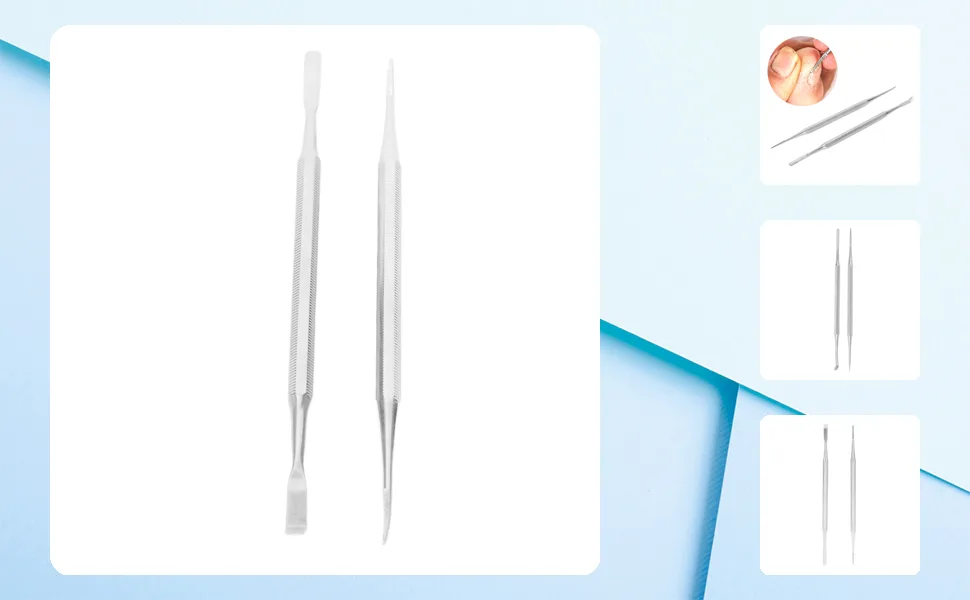 Ingrown Toenail Tool Set Professional Pedicure Tool for Lifting Ingrown Toenails Made of Stainless Steel - 1411230215811-1