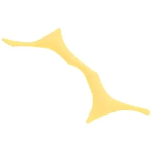 brow guide stencil makeup tools and accessories eyebrow makeup tools makeup stencil brow guide template eyebrow templates for women eyebrow stencil Silica gel Auxiliary heating 17.3x5.9cm Yellow - product information 4