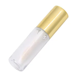 Mini Refillable Empty Lip Gloss Tubes Lipstick Container Dispenser Gold Portable For Traveling - product information 3