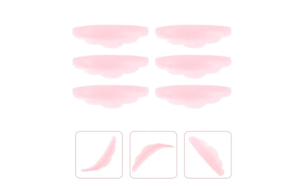 Gogogmee 20 Pairs Eyelash Silicone Patch Grooved Shield Eyelash Lift Lash Lift Tool Eyelash Tool Eyelash Perming Curler Lash Shield Rob Lift Pads for Eyelashes Lash Kit - product information 2