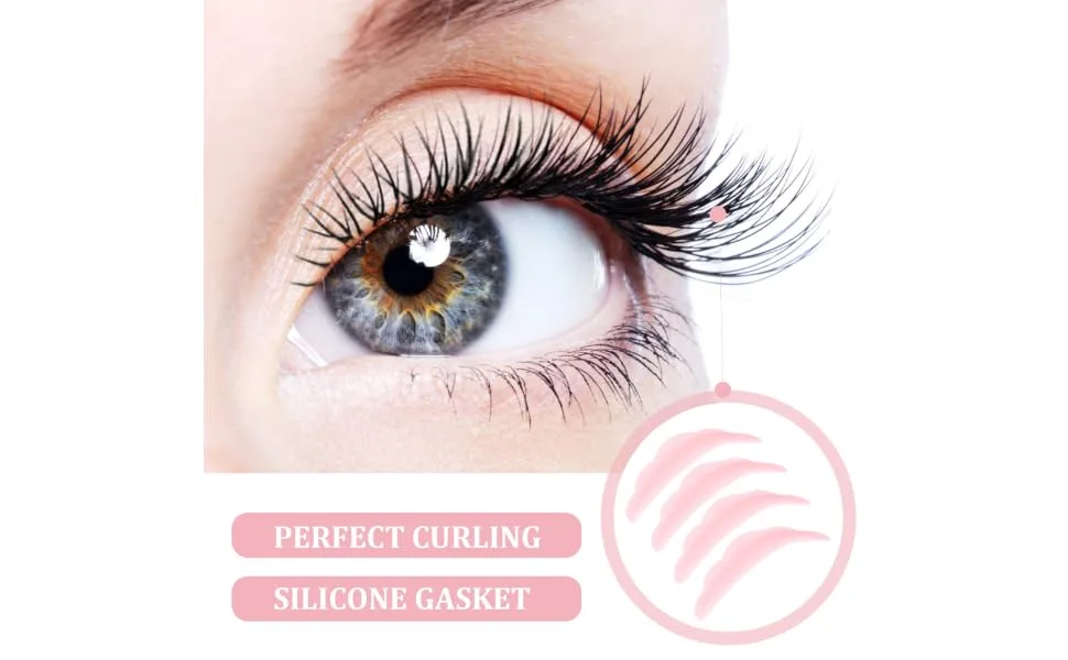 Gogogmee 20 Pairs Eyelash Silicone Patch Grooved Shield Eyelash Lift Lash Lift Tool Eyelash Tool Eyelash Perming Curler Lash Shield Rob Lift Pads for Eyelashes Lash Kit - product information 4