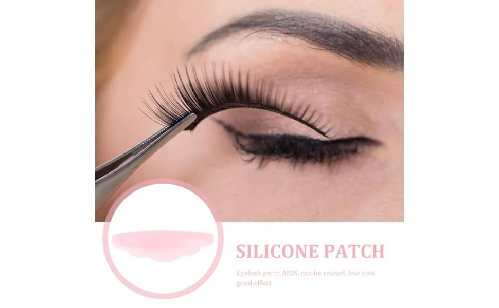 Gogogmee 20 Pairs Eyelash Silicone Patch Grooved Shield Eyelash Lift Lash Lift Tool Eyelash Tool Eyelash Perming Curler Lash Shield Rob Lift Pads for Eyelashes Lash Kit - product information 6