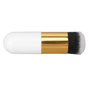Facial Foundation Makeup Brush Artificial Fiber Soft Skin Friendly Chubby Makeup Brush Pink Gold White Gold - 1410230078411-2