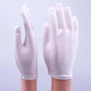 HAPINARY 18 Pairs Hand Care White Cloth Spa for Dry Hands Industrial Lab Extra Large Inspection Hydrating Cosmetic - product information 3