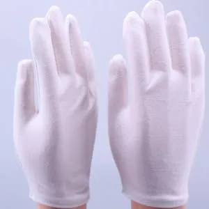 HAPINARY 18 Pairs Hand Care White Cloth Spa for Dry Hands Industrial Lab Extra Large Inspection Hydrating Cosmetic - product information 4