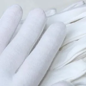 HAPINARY 18 Pairs Hand Care White Cloth Spa for Dry Hands Industrial Lab Extra Large Inspection Hydrating Cosmetic - product information 5
