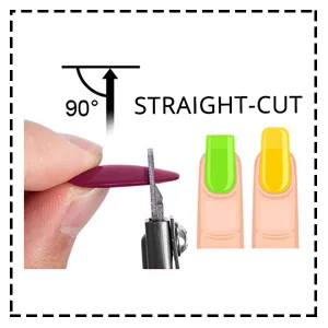 Artificial Nail Tip Clipper Acrylic Nail Clipper Professional Art Manicure Tools Clip Tool Stainless Steel Nail Clippers - Acrylic Clippers Best Acrylic Nails Trimmer Manicure