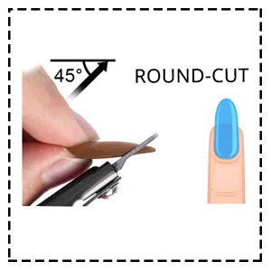 Artificial Nail Tip Clipper Acrylic Nail Clipper Professional Art Manicure Tools Clip Tool Stainless Steel Nail Clippers - Artificial Nail Clippers Fake Nail tip Stainless Steel False Acrylic Nail Cutter Manicure