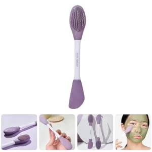 IWOWHERO Dual Sided Applicator Facial Applicator Scrubbers Clay Applicator Facial Scrub Mud Brush Silicon Cleaner Mud Applicator Mud Brush Applier Applicator Brush - product information 1