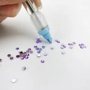 MERRYHAPY 1pc Beads Painting Tool Rhinestones Picker Dotting Tools Diamond Picture Pen Beads Painting Pen 16x1cm Blue - product information 4