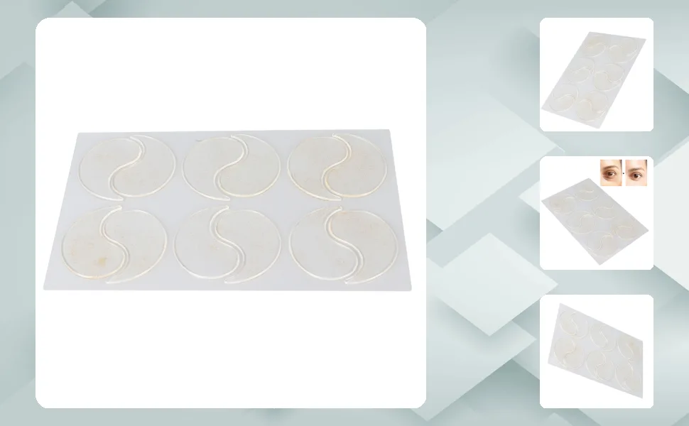 Silicone Eye Patches Prevent Wrinkle Reusable Lower Eye Pads 6 Pairs Home Beauty Salon - 1412210266711-1