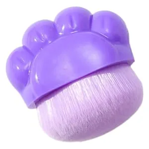 HONMEET Plastic Cosmetics Brush Blush Brush for Cheeks Brush for Makeup Artificial Fiber Purple Brush - product information 2
