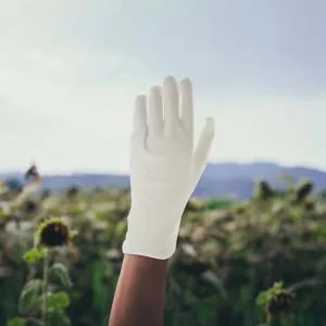 Beatifufu 12 Pairs Moisturizing Gloves Work Gloves Moisturizing Overnight Gloves Working Gloves Cotton White - product information 3