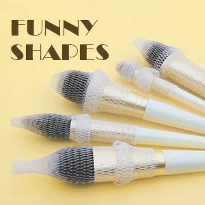 Dreamlover Makeup Brush Protector Makeup Brush Cover 50 Pieces - Dreamlover Makeup Brush Protector could be formed in the shape of different mushrooms