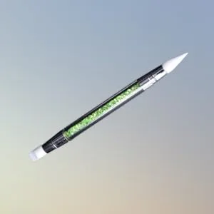 SKISUNO Pattern Making Nail Tool Nail Art Carving Silicone Head Nail Pen Nail Silicone Pen Manicure Greens medium Green - product information 3