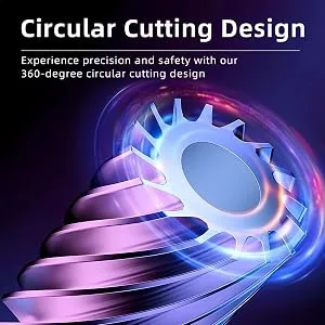 Automatic Nail Clippers Electric Nail Clippers | 3 Modes Adjustable Safety Nail Clippers - Electric Pedicure Manicure Tool Silent Nail Clippers with Container Luc Black - ADJUSTABLE VERSATILITY: Experience tailor-made nail care with the three adjustable levels of