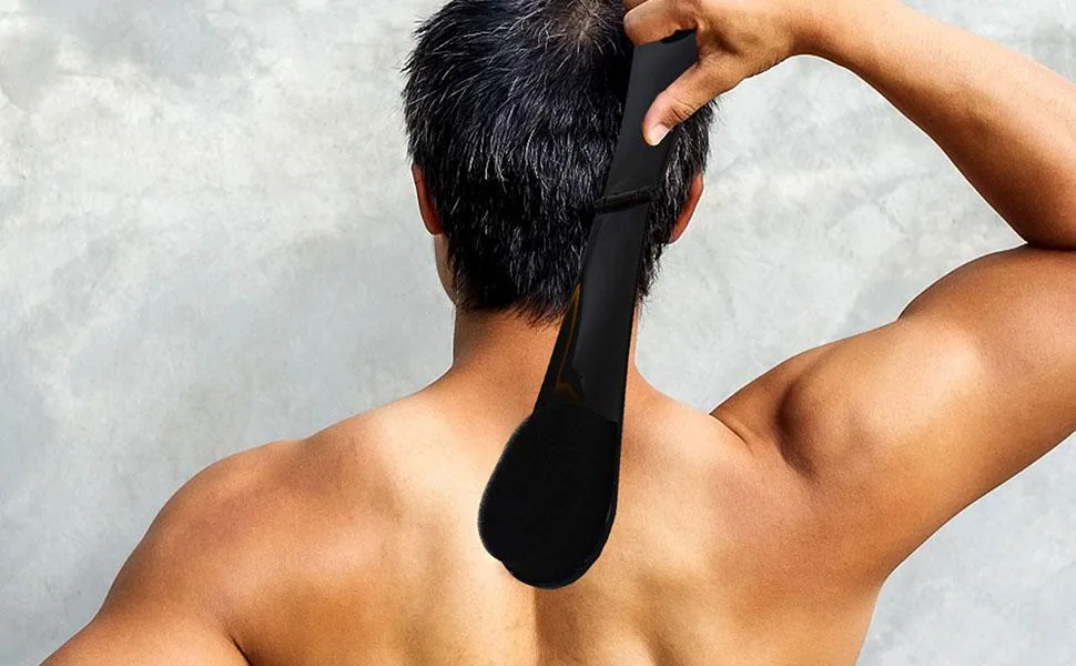-Tanning Back Applicator Reusable Application Tool Applies Tan To Hard-to-Reach Areas For Flawless Streak- Look Tanning Back Lotion Applicator Foldable Sunscreen Applicator - Back Tanning Applicator