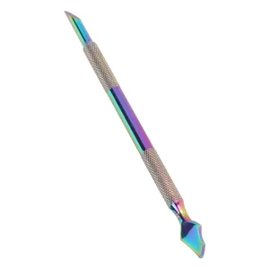 Cuticle Pusher Dual Sided Remover Cleaner Cuticle Pusher Edge Spoon Shaped Stainless Steel Manicure Nail Art Tool - product information 6