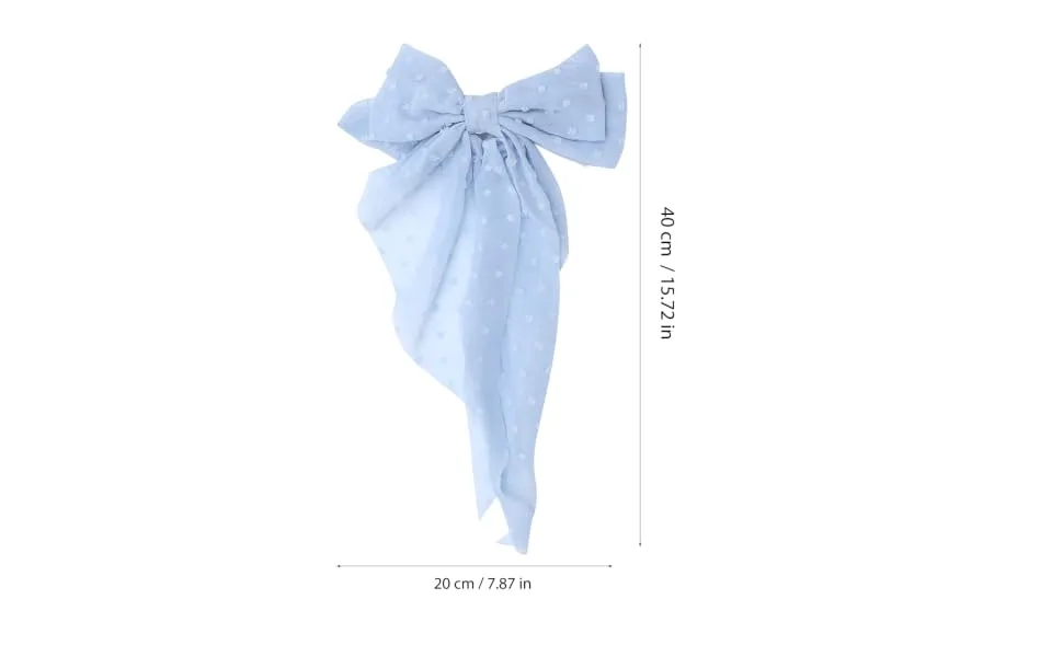 IWOWHERO Chess Decor Bow Hair Clips - product information 1