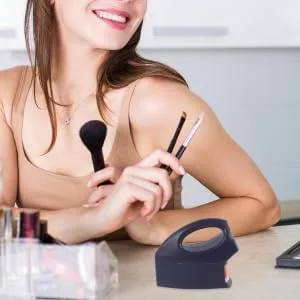 Gogogmee Flat Iron Foundation Brush Makeup Foundation Brush Travel Makeup Brushes Liquid Foundation Brush for Face Portable Foundation Brush Foundation Liquid Brush Small Makeup Brush - product information 3