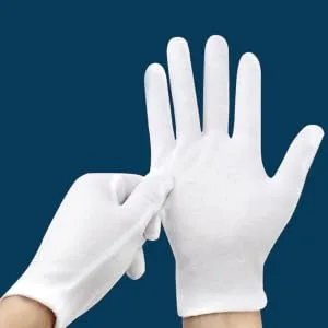 PLAFOPE 12 Pairs Moisturizing Gloves Work Gloves Working Gloves Moisturizing Overnight Gloves Cotton White - product information 5