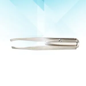BIUDECO Eyebrow Tweezer LED Light Eyelash Tweezer Eyebrow Hair Removal Tweezer - product information 3