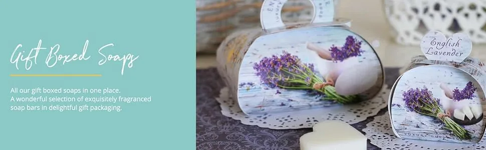 The English Soap Company Large Gift Bag Bath Soap English Lavender 260g - about us
