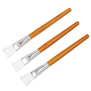 TYTOGE Facemask Mixing Tool Set Multifunctional Reusable Silicone Face Mask Bowl Wooden Brush Set for Oils Moisturizers - 1412230290211-3